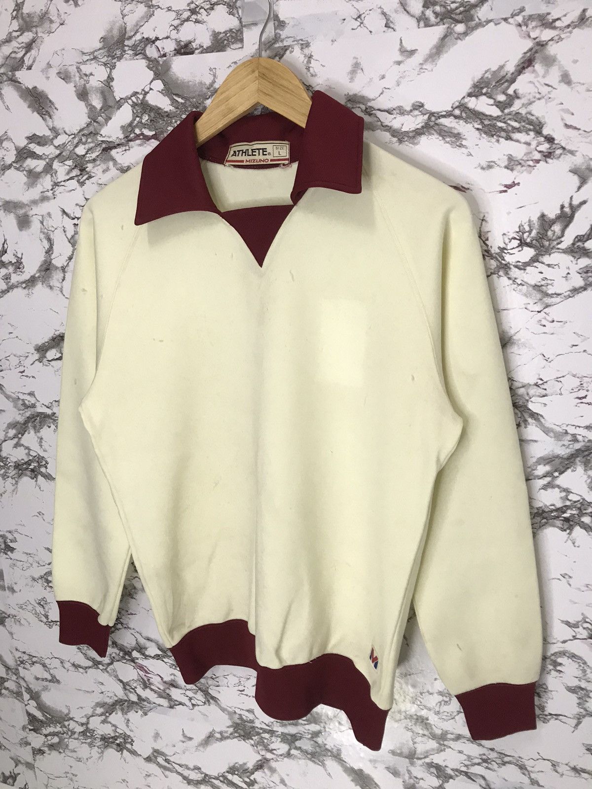 Mizuno × Vintage Mizuno Vintage Collar Sharp Long Sleeve Size US L / EU 52-54 / 3 - 4 Thumbnail