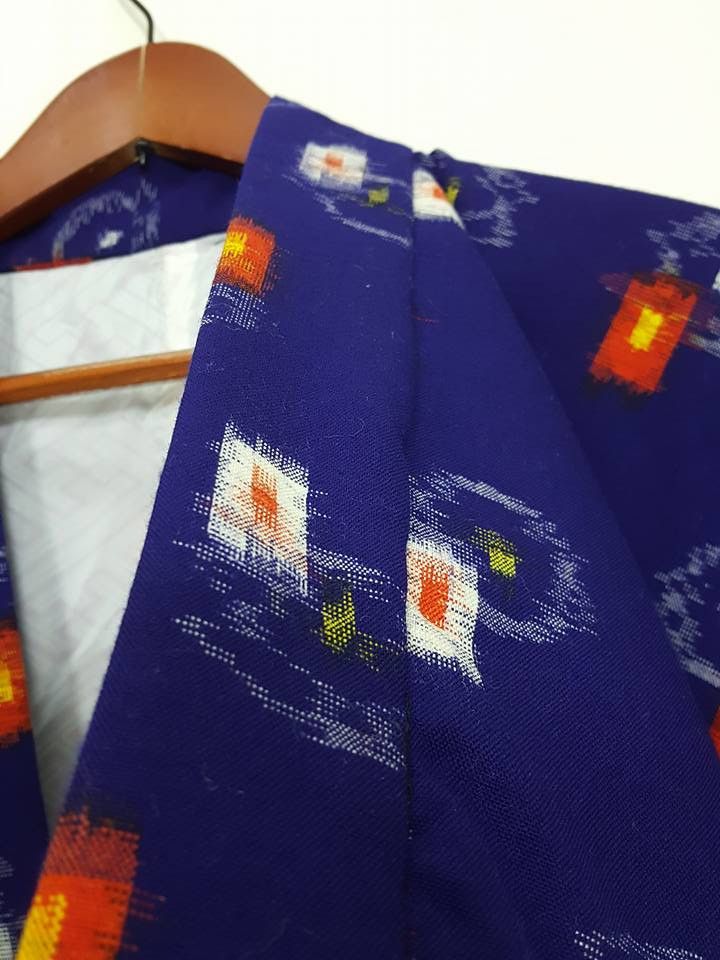 Other Sayagata Awase Haori Noragi Kimono Style Igeta Insired Size US M / EU 48-50 / 2 - 5 Thumbnail