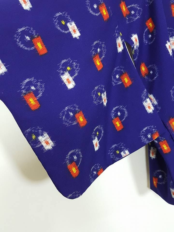 Other Sayagata Awase Haori Noragi Kimono Style Igeta Insired Size US M / EU 48-50 / 2 - 9 Thumbnail