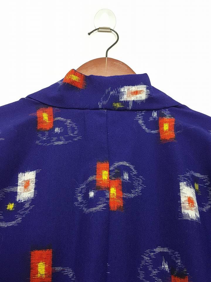 Other Sayagata Awase Haori Noragi Kimono Style Igeta Insired Size US M / EU 48-50 / 2 - 8 Thumbnail