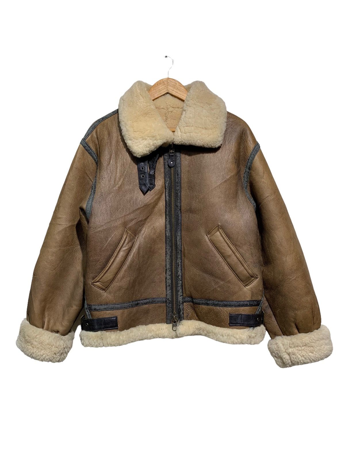 Us Air Force 🔥SHEEPSKIN COAT LEATHER TYPE B-3 AVIATION JACKET | Grailed