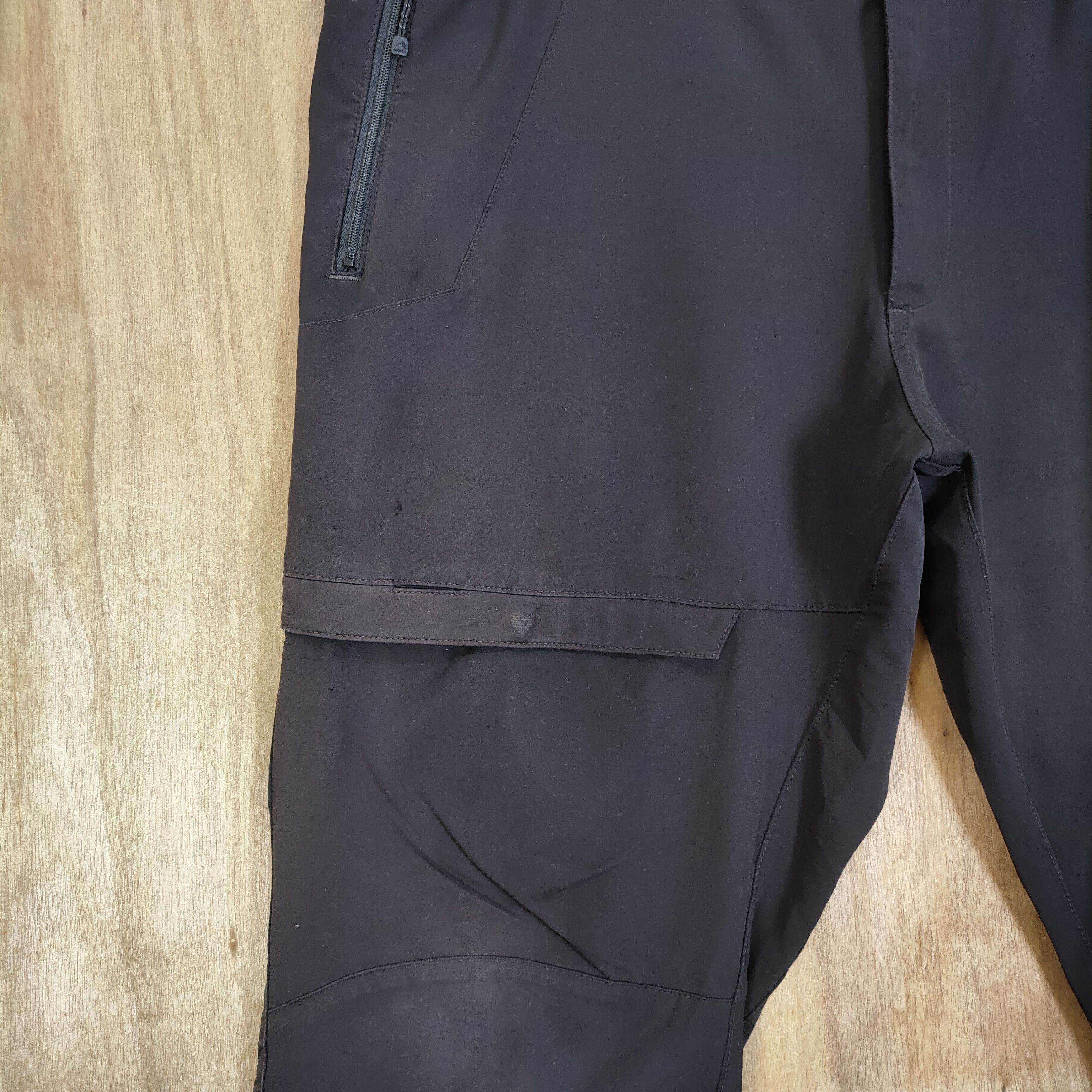 Japanese Brand FIELCORE BLACK CARGO PANTS Size US 38 / EU 54 - 4 Thumbnail