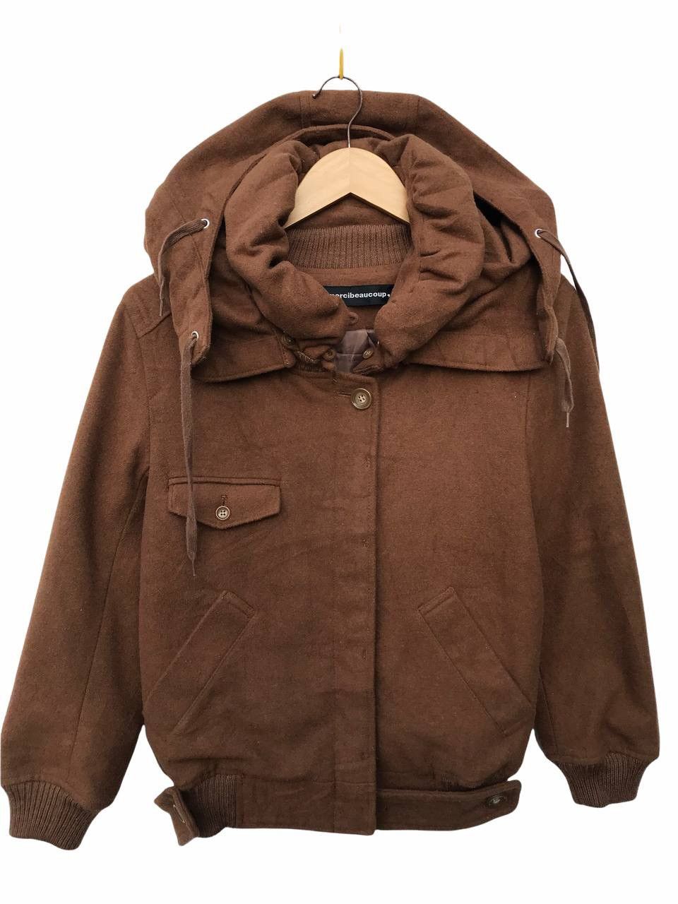 Issey Miyake Mercibeaucoup Hoodie Mix Wool Issey Miyake Jacket Size US S / EU 44-46 / 1 - 5 Thumbnail