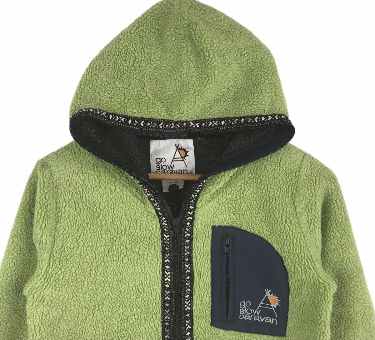 go slow caravan Go Slow Caravan Sports Outdoor Hoodie Fleece Jacket Size US XS / EU 42 / 0 - 3 Thumbnail