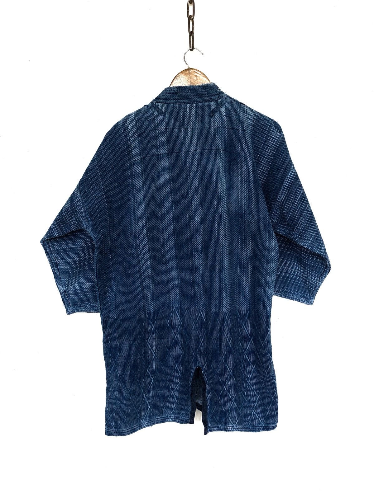 Indigo INSANE🔥🇯🇵 Noragi Sashiko Stitch Distressed Jacket Size US M / EU 48-50 / 2 - 4 Thumbnail