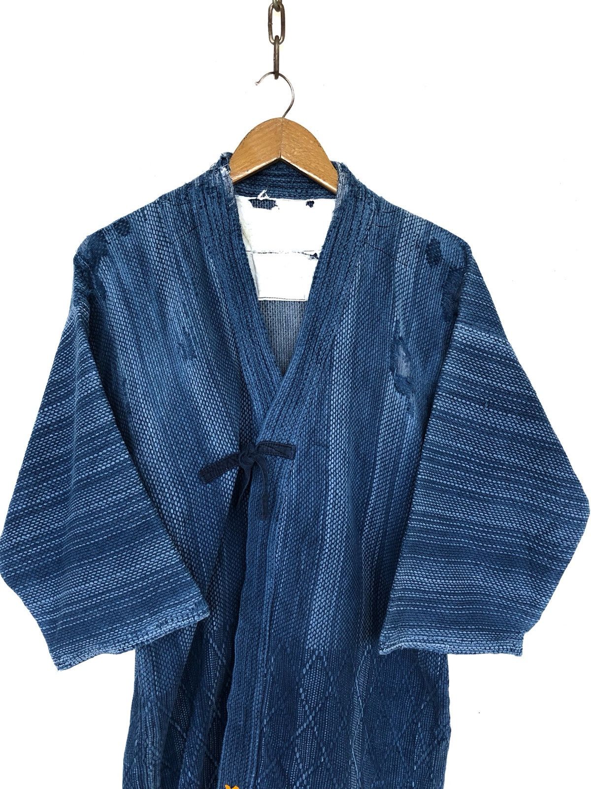 Indigo INSANE🔥🇯🇵 Noragi Sashiko Stitch Distressed Jacket Size US M / EU 48-50 / 2 - 2 Thumbnail