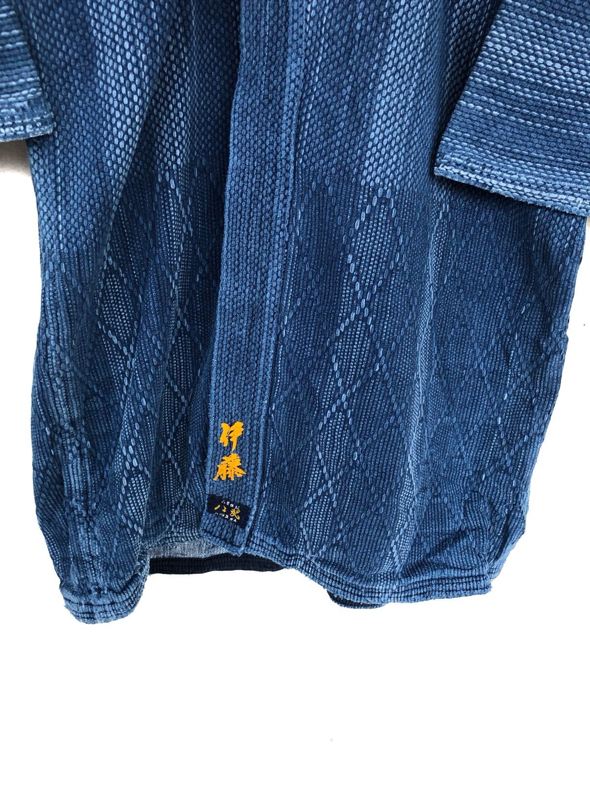Indigo INSANE🔥🇯🇵 Noragi Sashiko Stitch Distressed Jacket Size US M / EU 48-50 / 2 - 7 Thumbnail