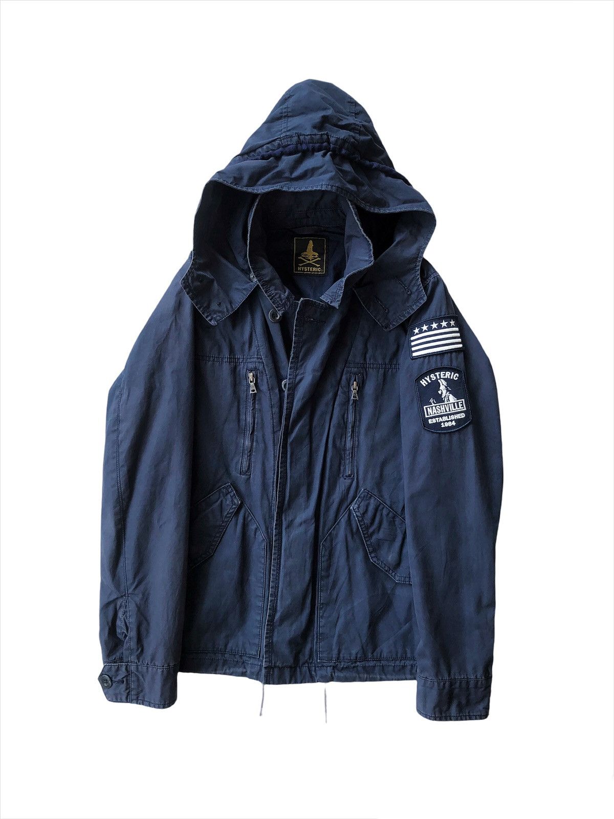 90s Hysteric Glamour Patches Military Field Jacket
