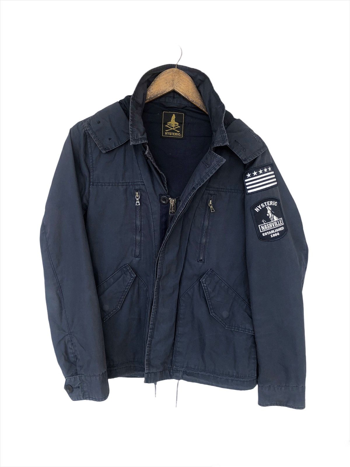 Hysteric Glamour 90s Hysteric Glamour Patches Military Field Jacket Size US S / EU 44-46 / 1 - 2 Thumbnail