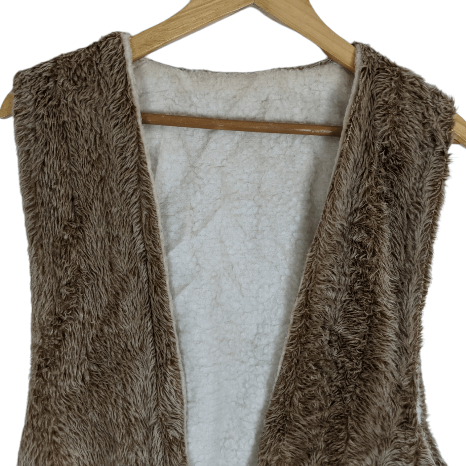 Japanese Brand JAPAN Fluffy Fleece Vest Jacket Size US XS / EU 42 / 0 - 4 Thumbnail