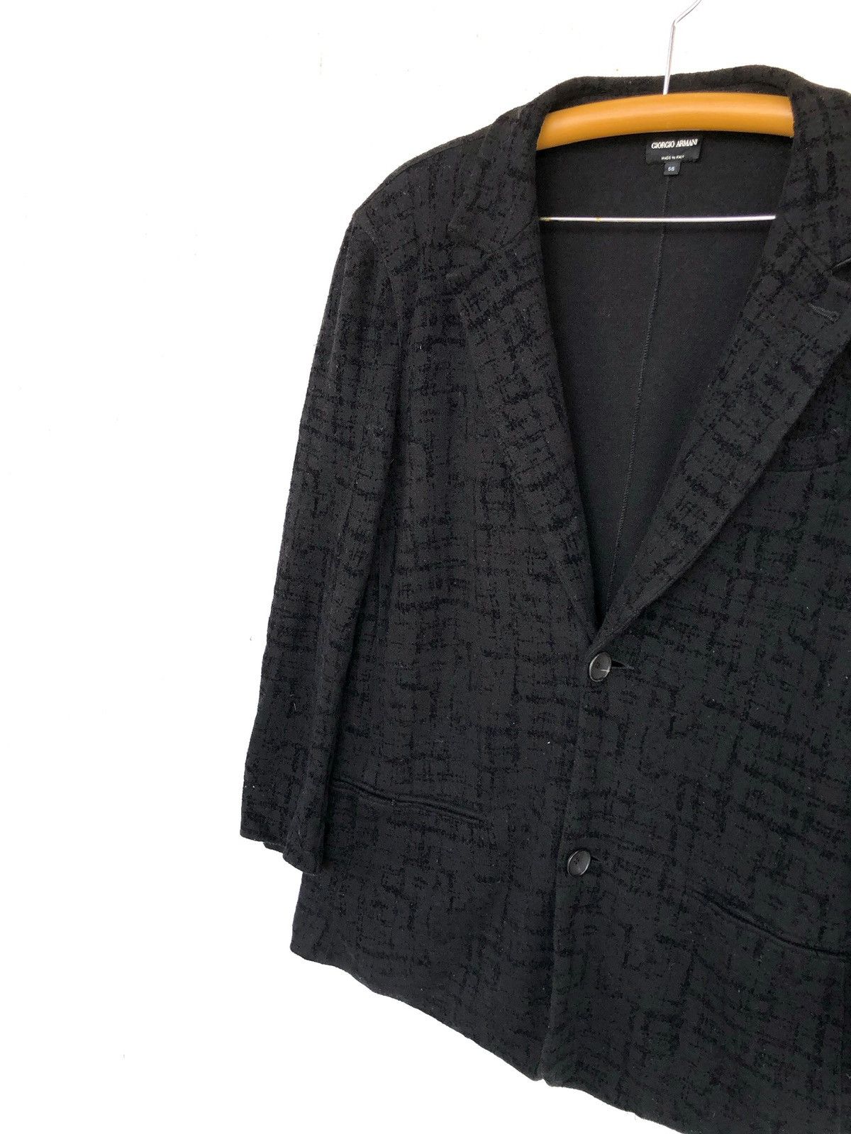 Armani Giorgio Armani 🇮🇹 Wool Double Button Blazer Jacket Size US L / EU 52-54 / 3 - 3 Thumbnail