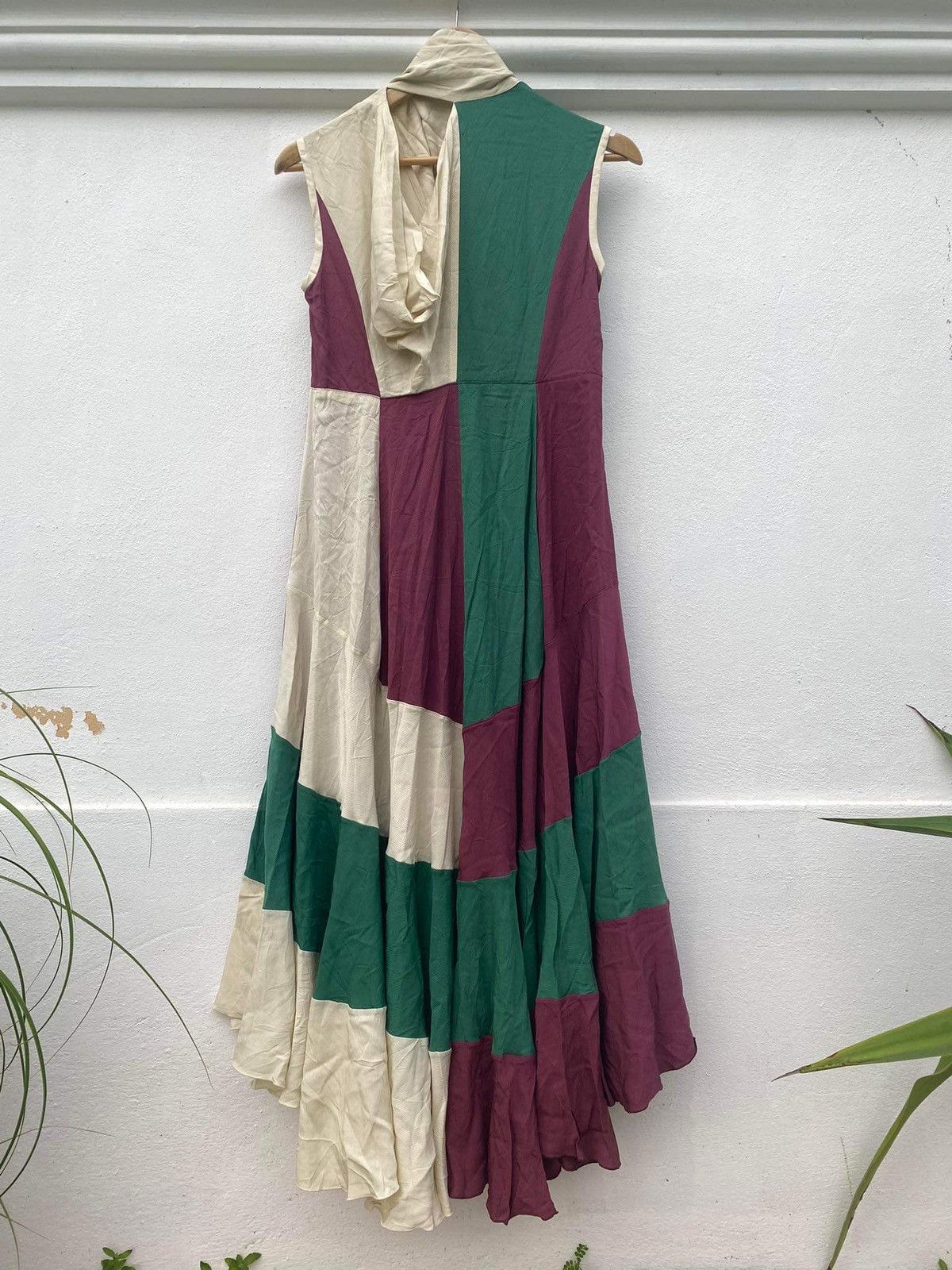 Golden Goose 🔥GOLDEN GOOSE PATCHWORKS MAXI DRESS Size XS / US 0-2 / IT 36-38 - 4 Thumbnail