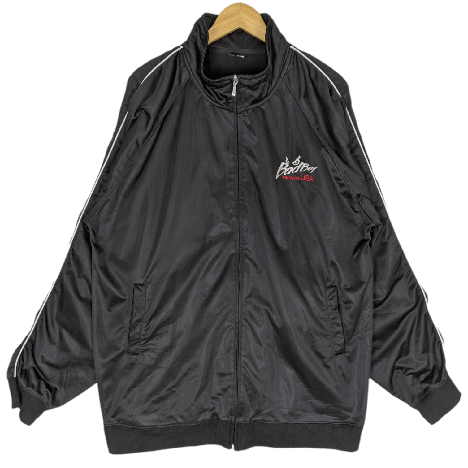 Japanese Brand 2000's BAD BOY Tracktop Tracksuit Training Jacket Size US XXL / EU 58 / 5 - 2 Thumbnail