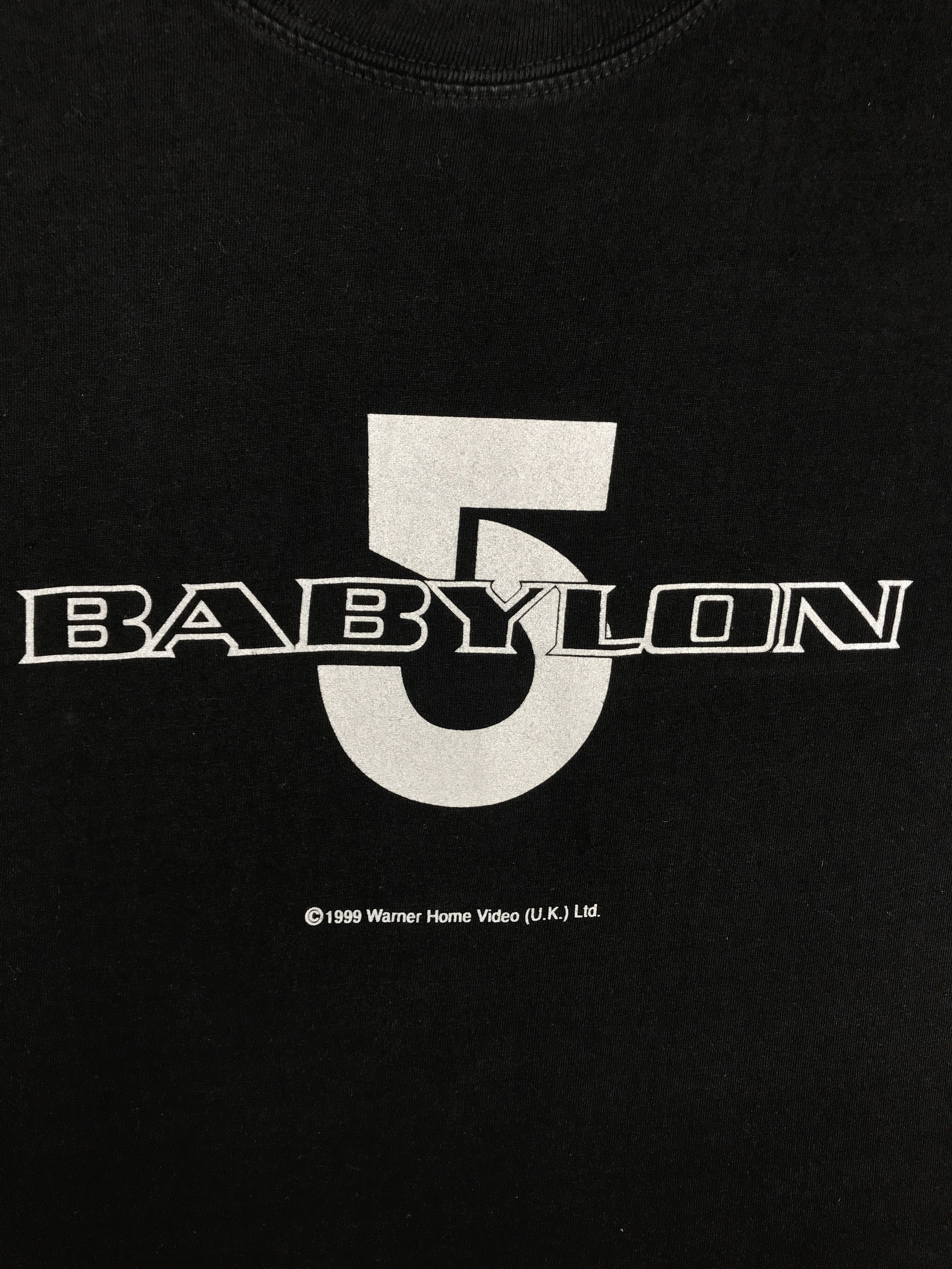 Vintage 90s Vintage Babylon 5 Promo T Shirt Tee Size US L / EU 52-54 / 3 - 6 Thumbnail