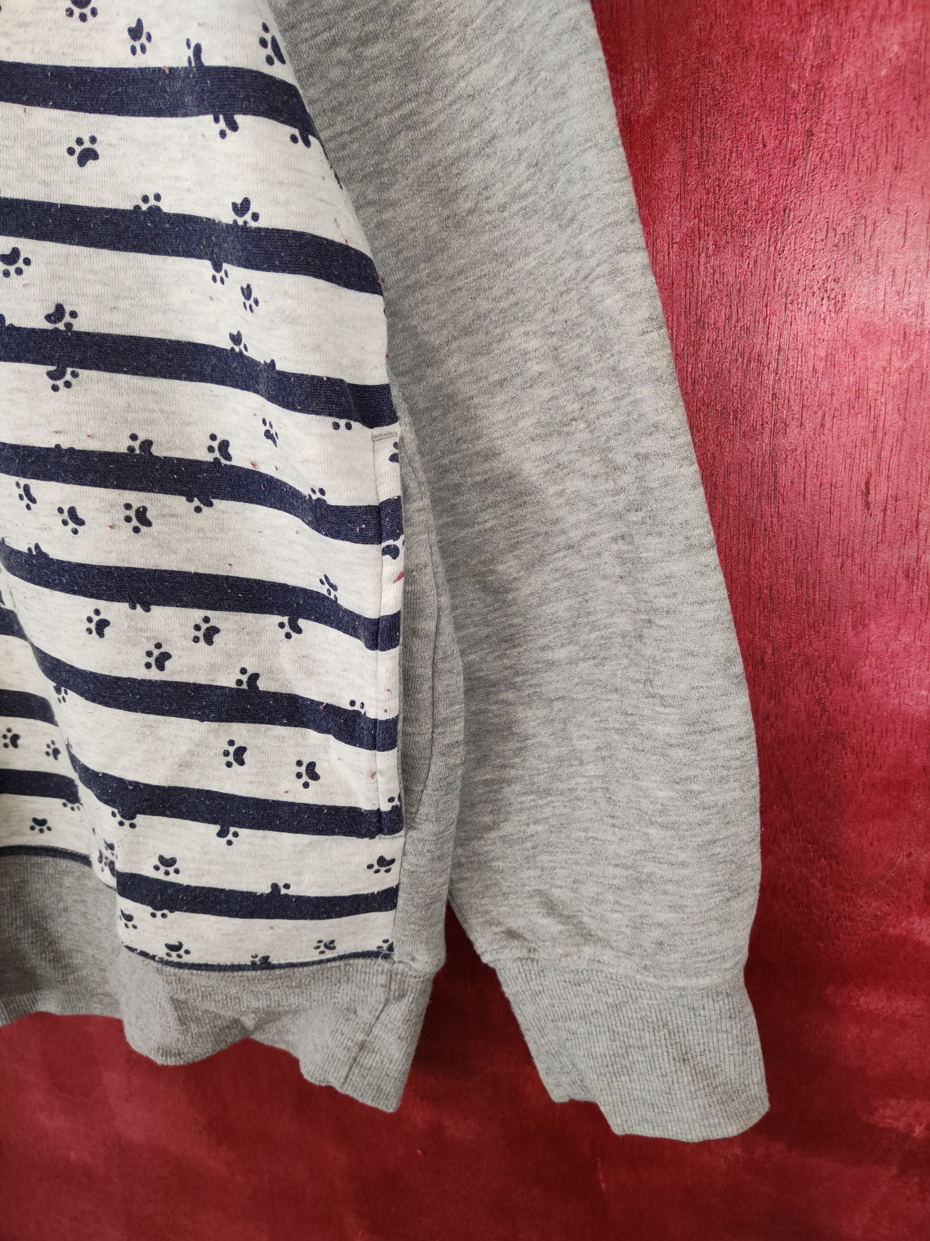 Anime × Cartoon Network × Japanese Brand Necobuchi-san cartoon Gray Hoodie Sweatshirt #5223 Size L / US 10 / IT 46 - 5 Thumbnail