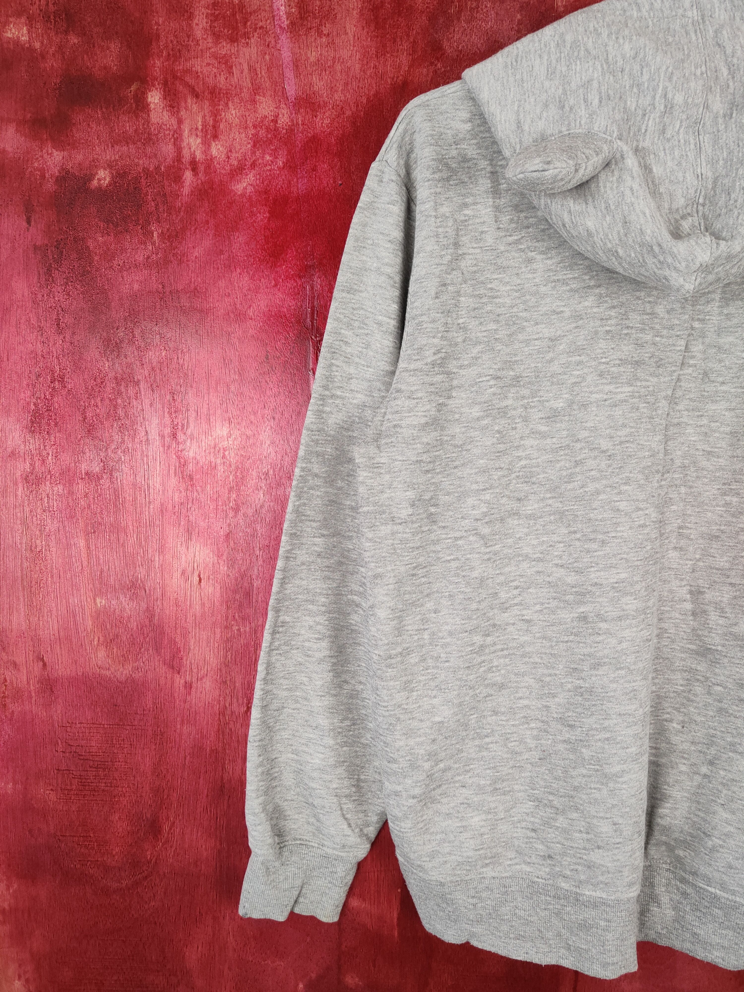 Anime × Cartoon Network × Japanese Brand Necobuchi-san cartoon Gray Hoodie Sweatshirt #5223 Size L / US 10 / IT 46 - 9 Thumbnail
