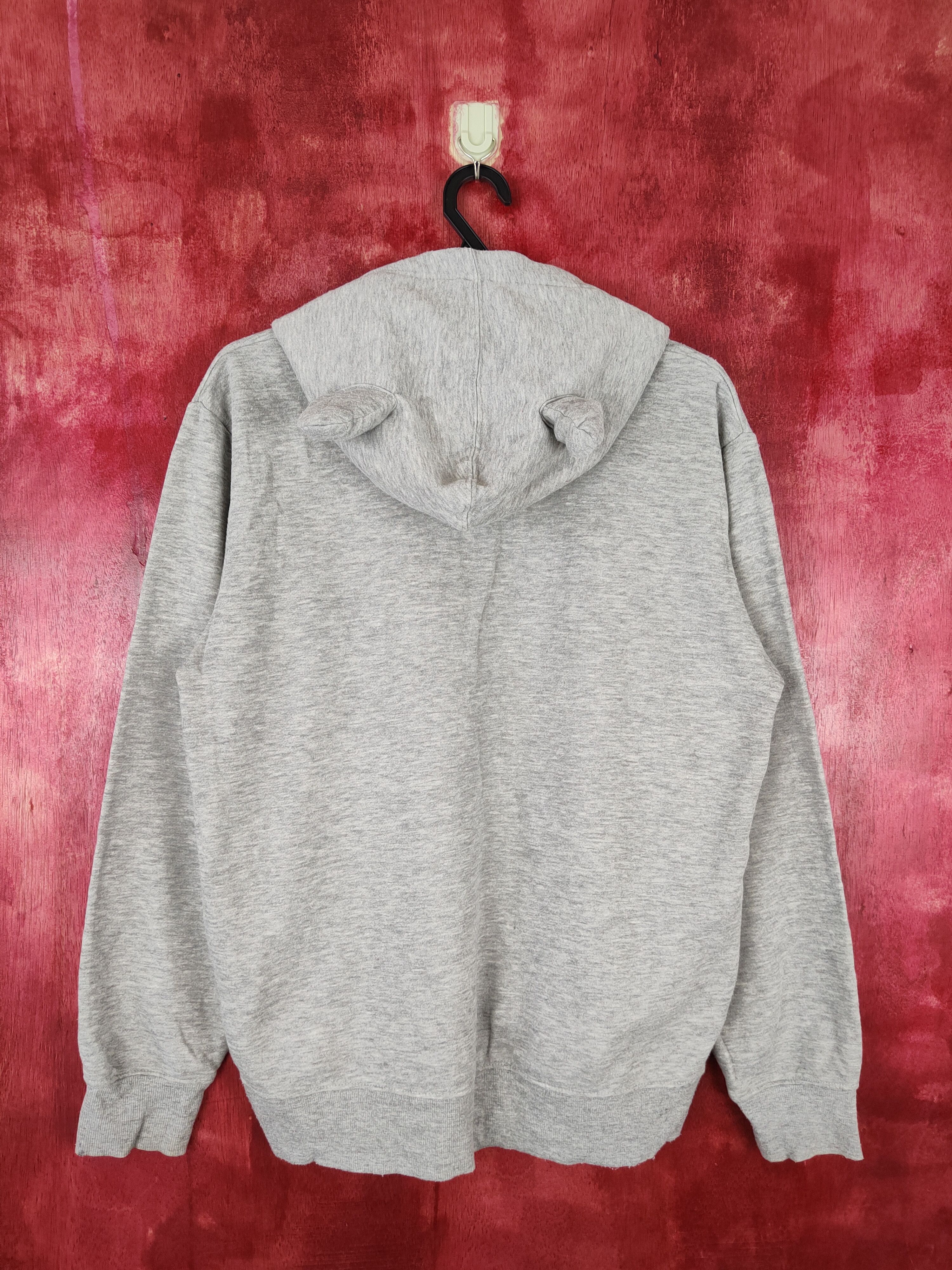 Anime × Cartoon Network × Japanese Brand Necobuchi-san cartoon Gray Hoodie Sweatshirt #5223 Size L / US 10 / IT 46 - 8 Thumbnail