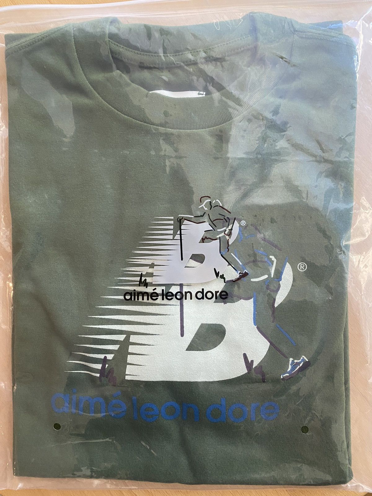 Aime Leon Dore × New Balance Aime Leon Dore New Balance 993 Graphic Tee Green Size US S / EU 44-46 / 1 - 3 Thumbnail