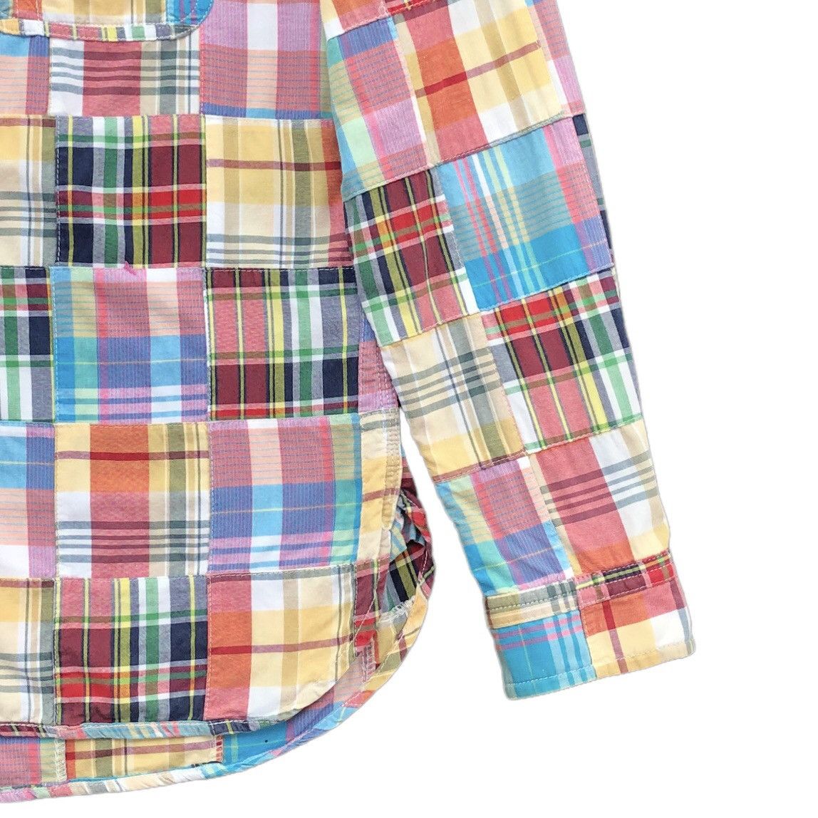 Stussy Vintage Stussy Patch Work Colour Block Long Sleeve Shirt Size US M / EU 48-50 / 2 - 7 Thumbnail