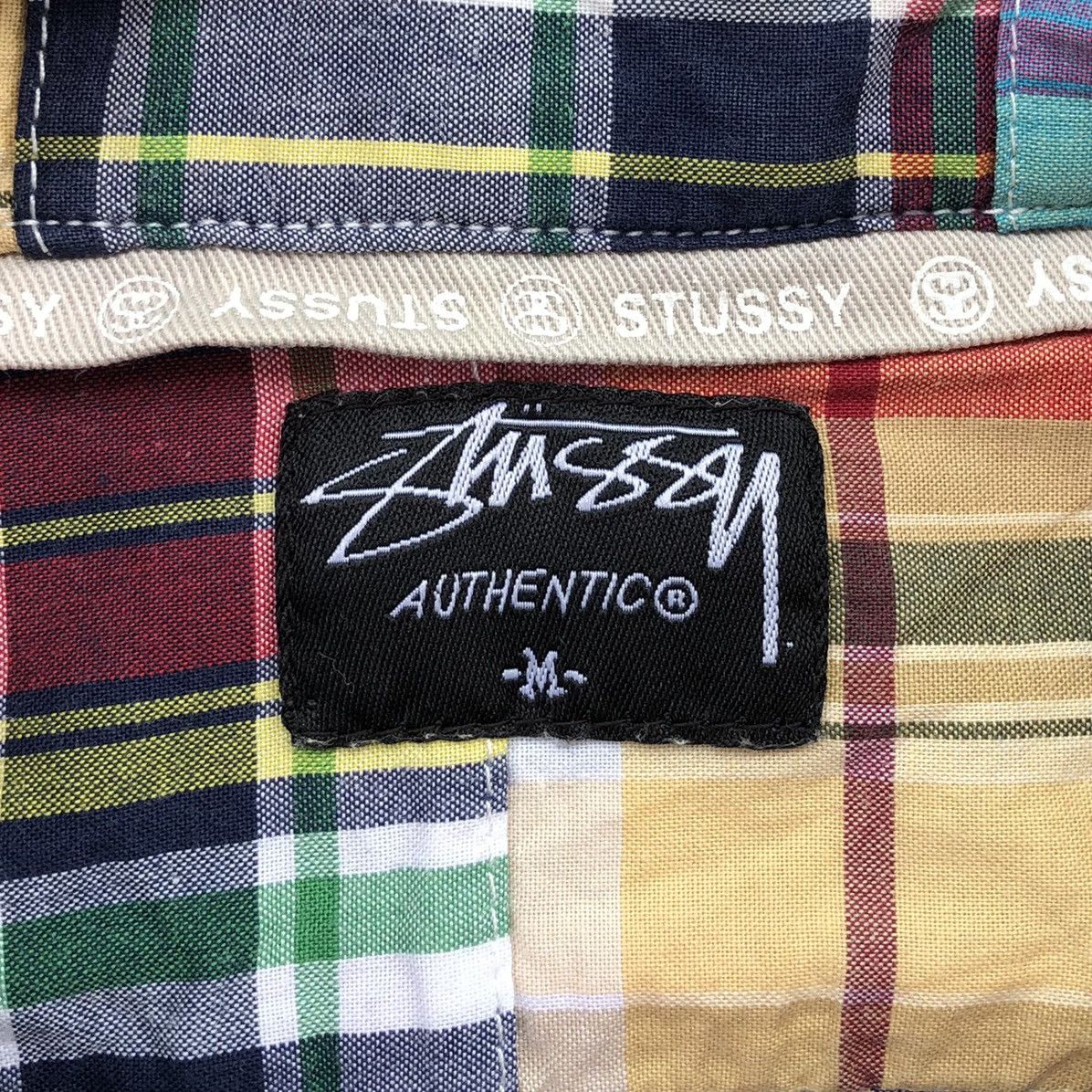 Stussy Vintage Stussy Patch Work Colour Block Long Sleeve Shirt Size US M / EU 48-50 / 2 - 15 Thumbnail
