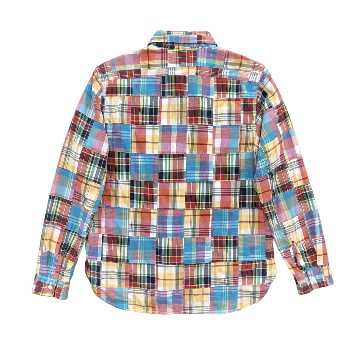 Stussy Vintage Stussy Patch Work Colour Block Long Sleeve Shirt Size US M / EU 48-50 / 2 - 2 Thumbnail