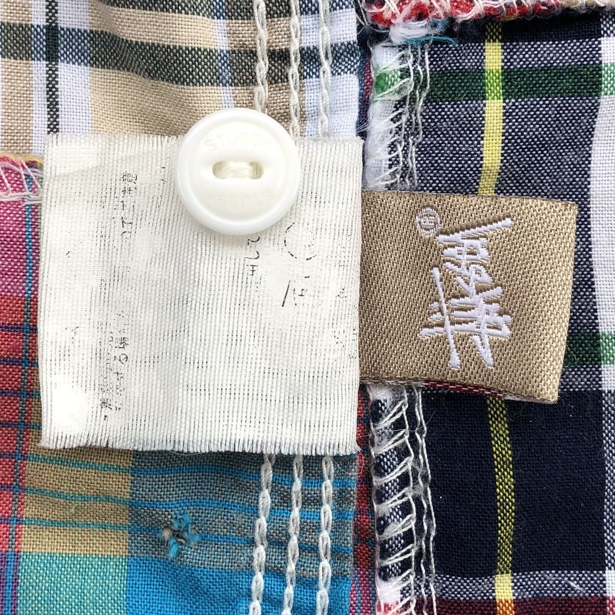 Stussy Vintage Stussy Patch Work Colour Block Long Sleeve Shirt Size US M / EU 48-50 / 2 - 17 Thumbnail