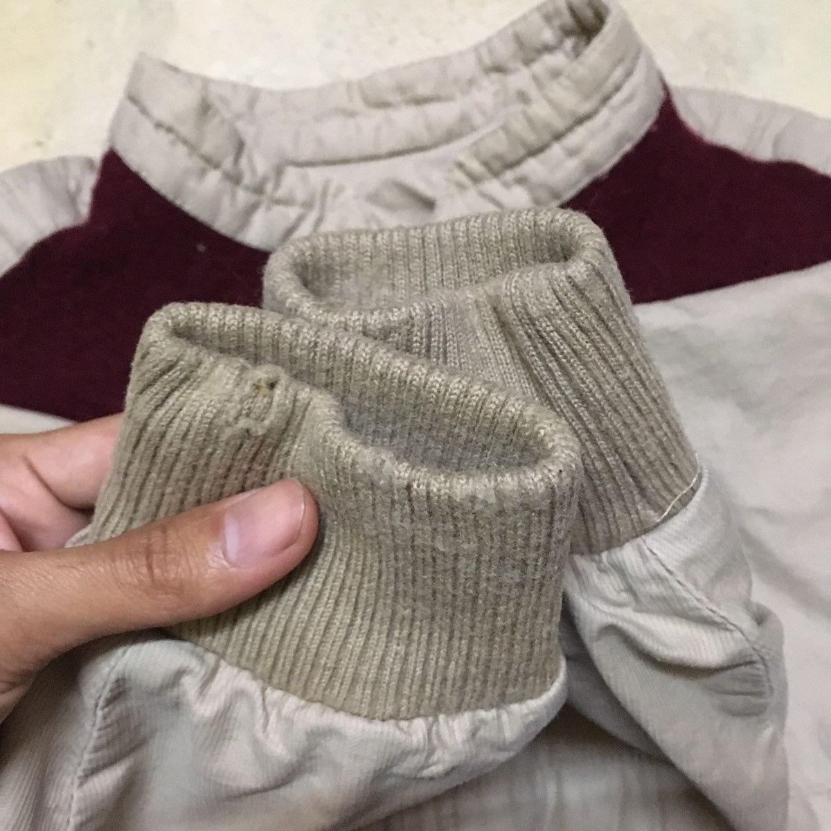 Japanese Brand Reversible Jacket Patchwork Colour Block Style Size US S / EU 44-46 / 1 - 6 Thumbnail