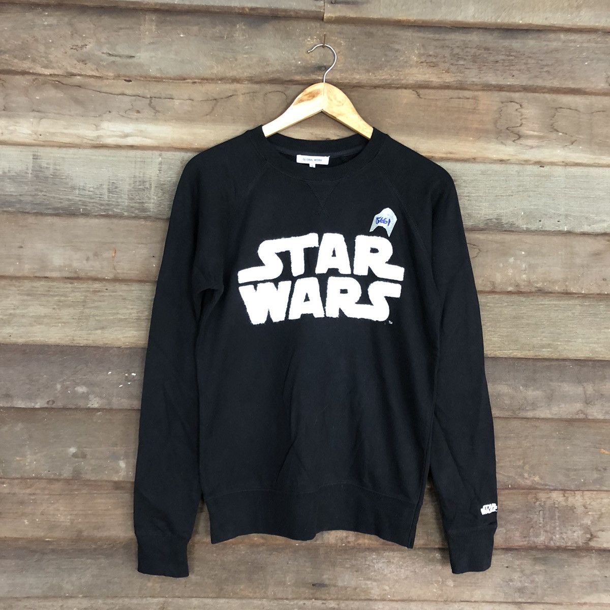 Global Work × Star Wars Global Work x Star Wars Black Sweatshirt #5661 Size US S / EU 44-46 / 1 - 3 Thumbnail