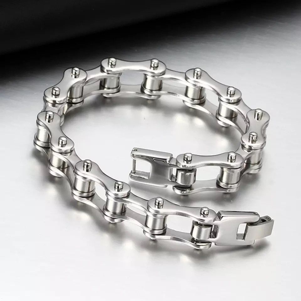 Jewelry × Vintage Motorcycle Chain Bracelet Size ONE SIZE - 1 Thumbnail