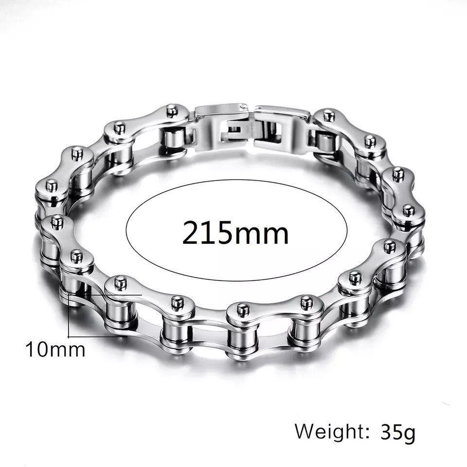 Jewelry × Vintage Motorcycle Chain Bracelet Size ONE SIZE - 6 Thumbnail