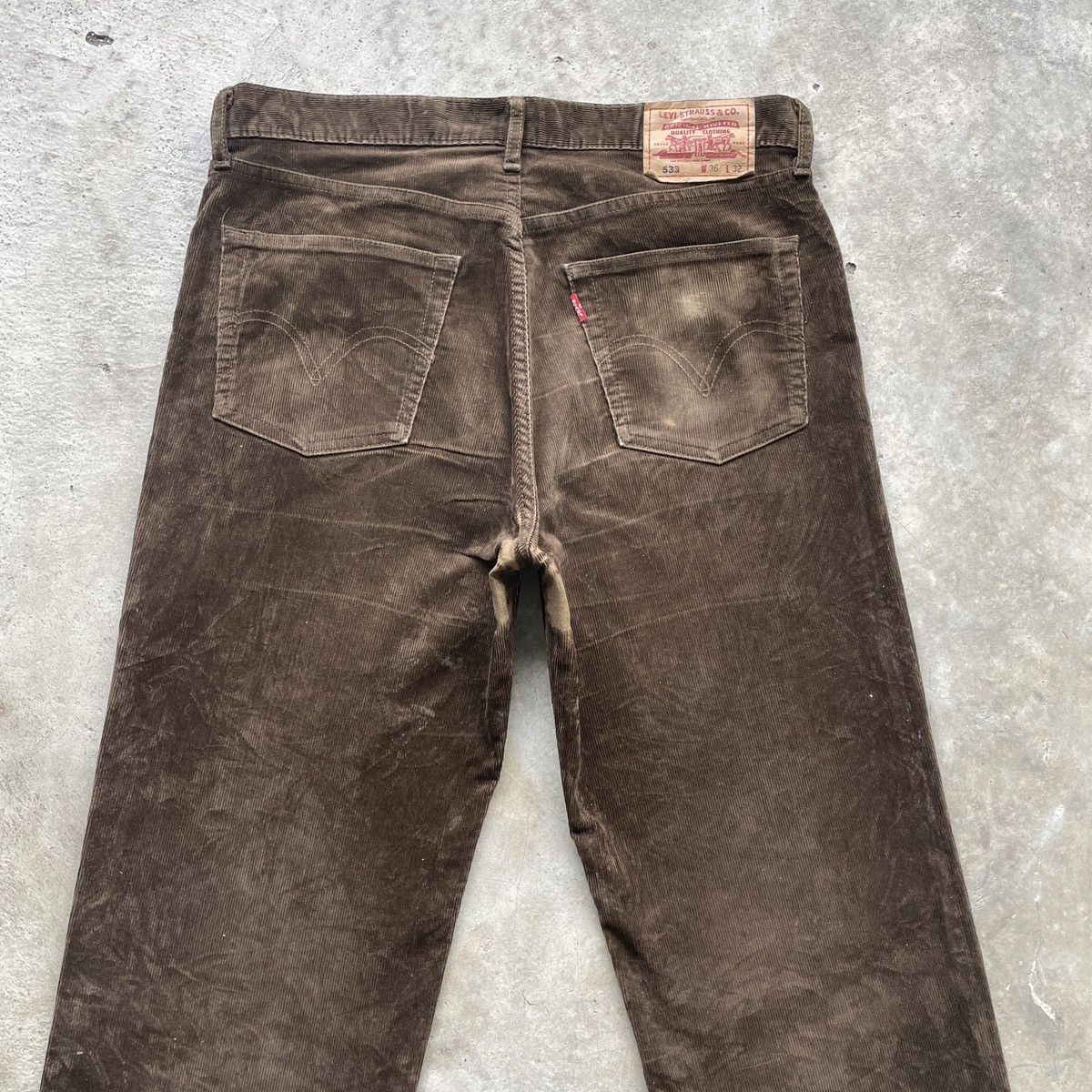 Levi's W34🔥 Vintage Levi’s 533 Faded Brown Corduroi Pants Size US 34 / EU 50 - 14 Thumbnail