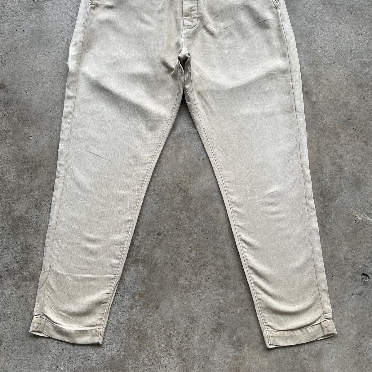 Levi's Made & Crafted × Off-White Vintage Levi’s Made & Crafted Faded Trousers Casual Pants Size US 33 - 4 Thumbnail