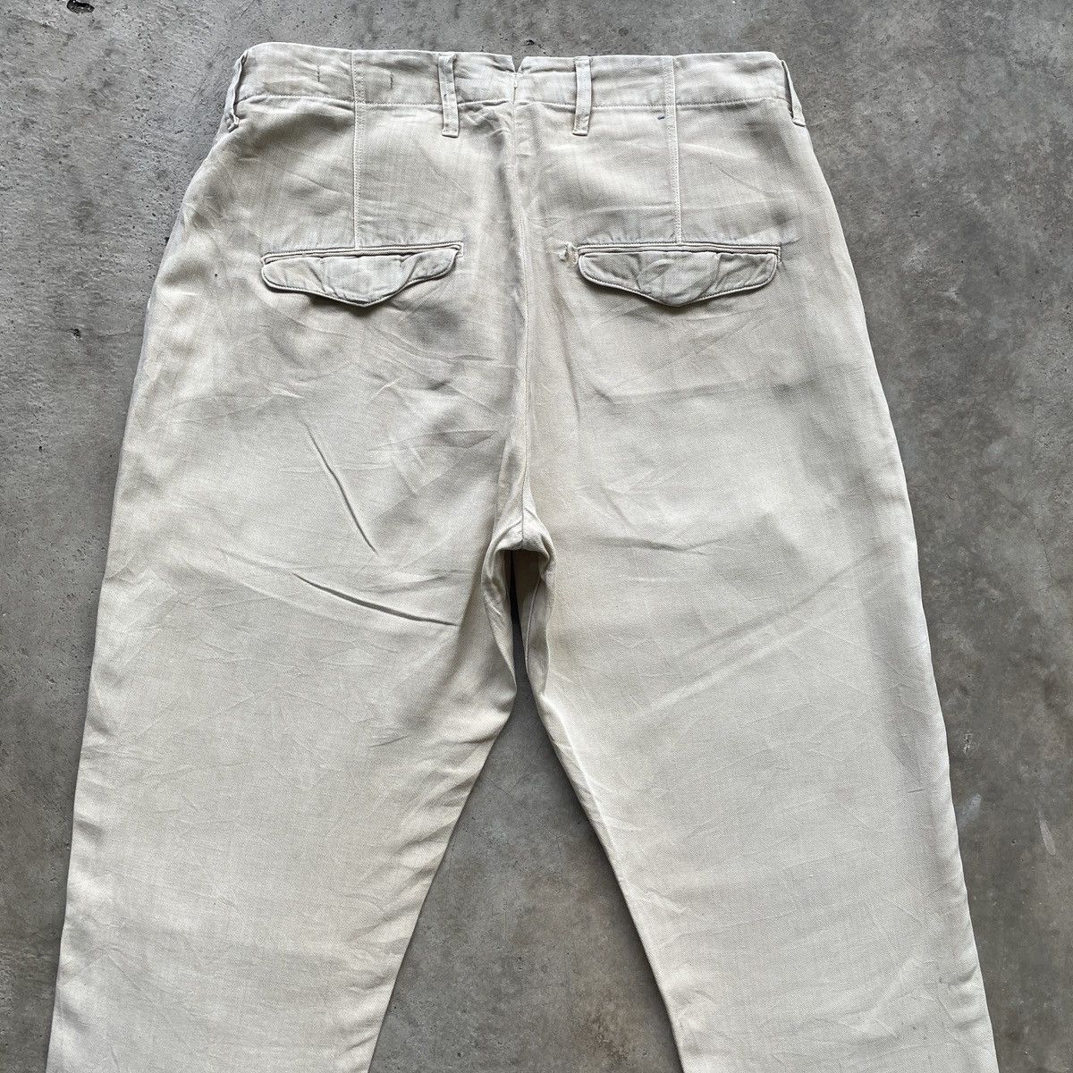 Levi's Made & Crafted × Off-White Vintage Levi’s Made & Crafted Faded Trousers Casual Pants Size US 33 - 11 Thumbnail
