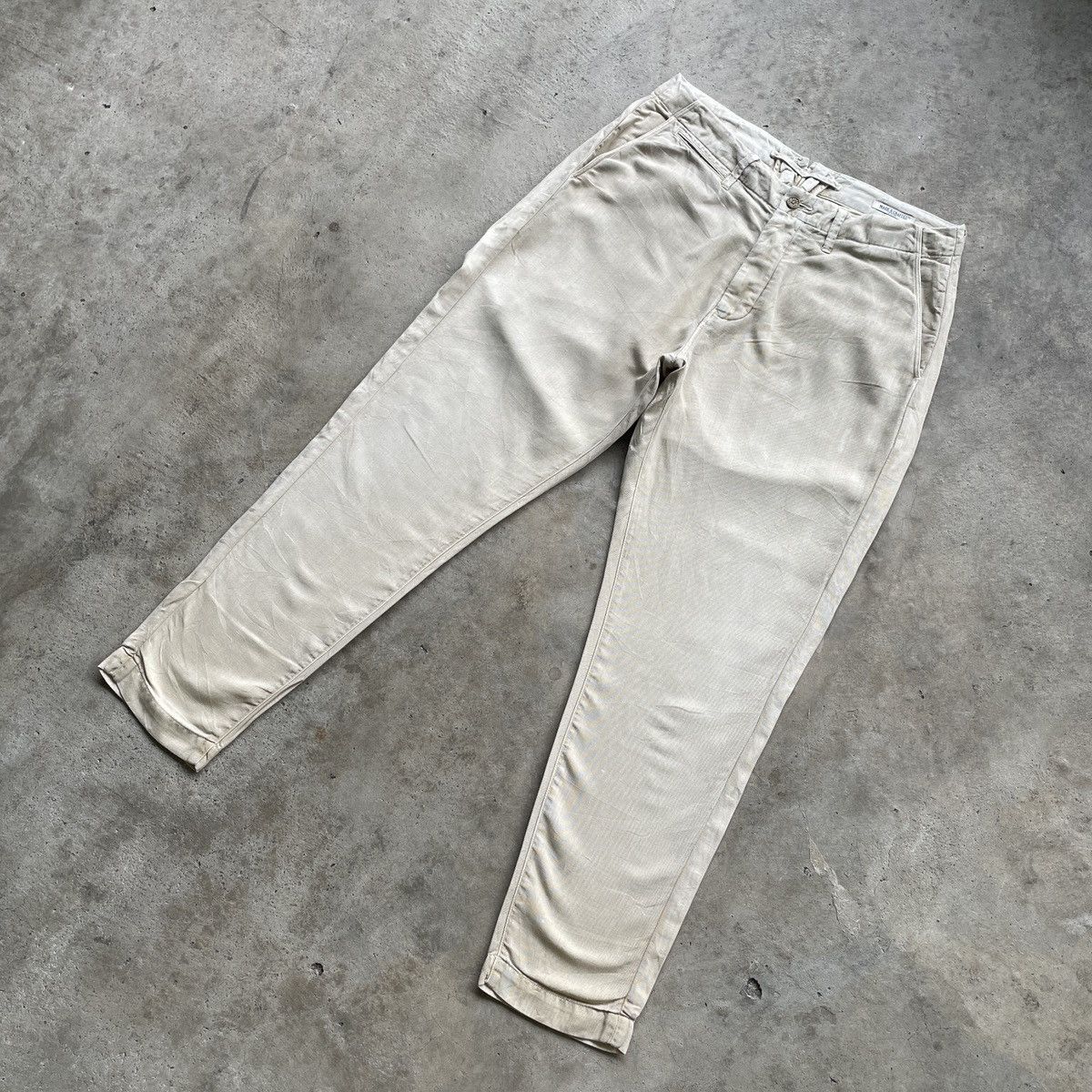 Levi's Made & Crafted × Off-White Vintage Levi’s Made & Crafted Faded Trousers Casual Pants Size US 33 - 2 Thumbnail