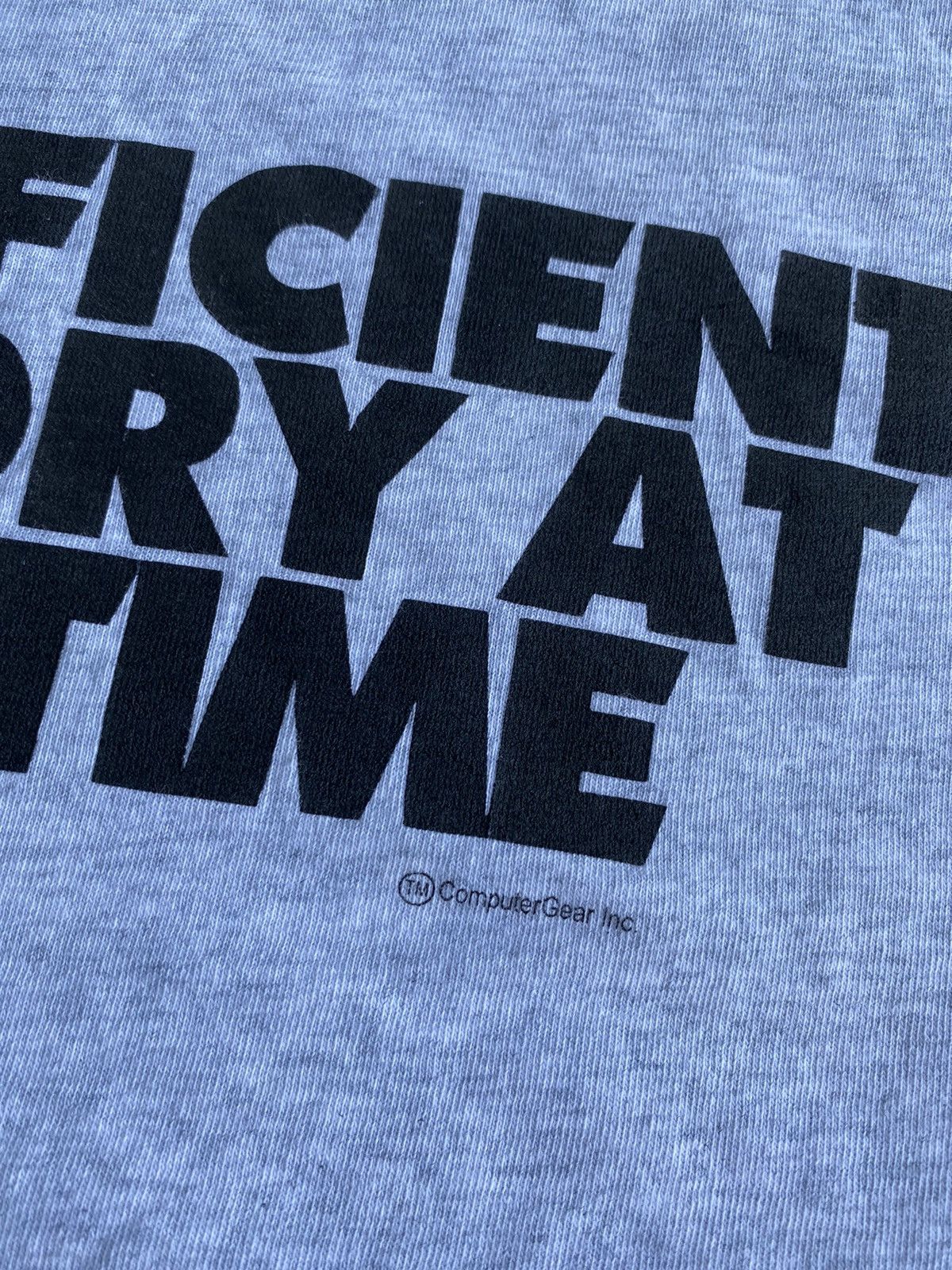 Japanese Brand × Vintage Vintage Y2K Insufficient Memory Stained Saying Funny Shirt Size US XL / EU 56 / 4 - 3 Thumbnail