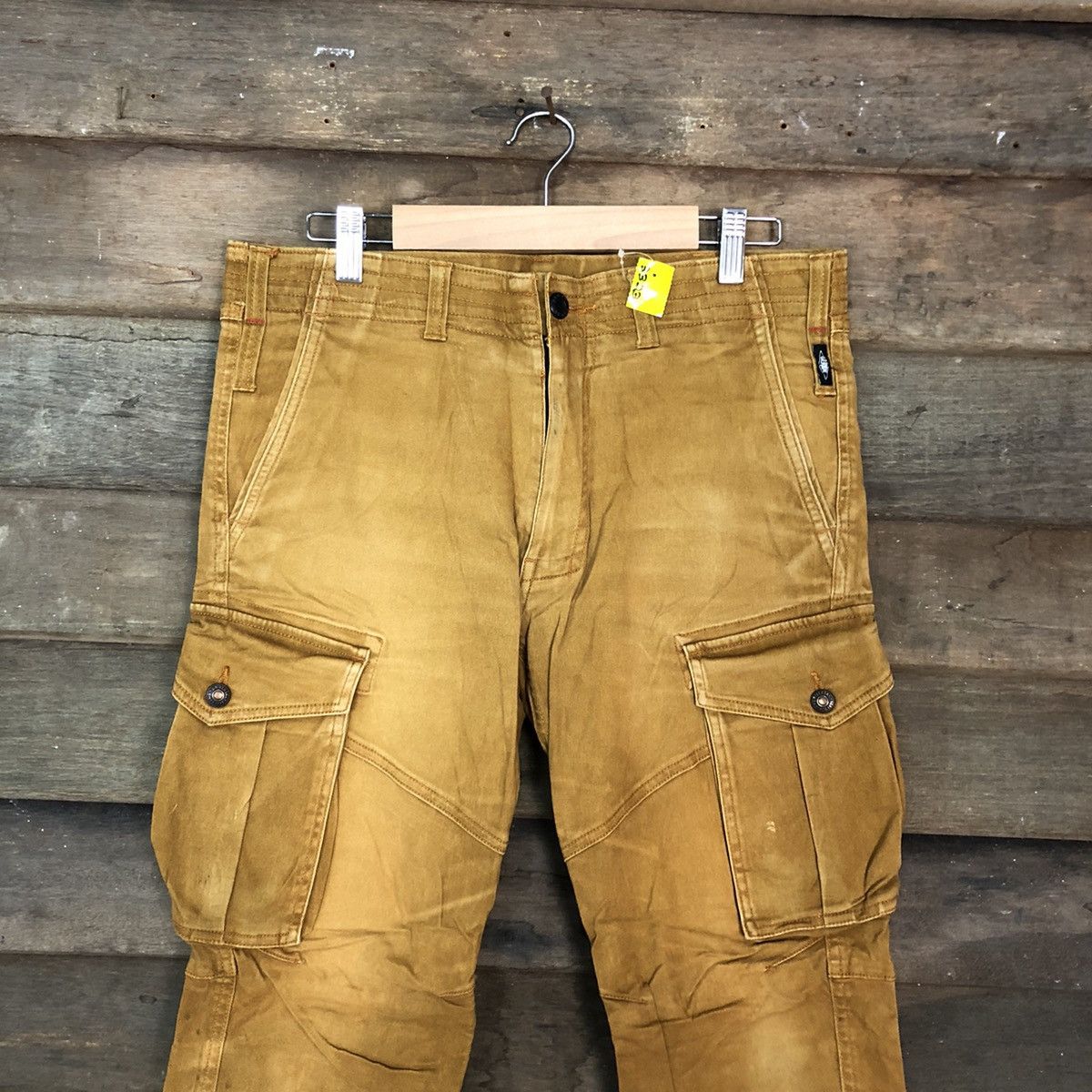 Japanese Brand Geride Brown Multipocket Tactical Cargo Pants #3323 Size US 30 / EU 46 - 2 Thumbnail