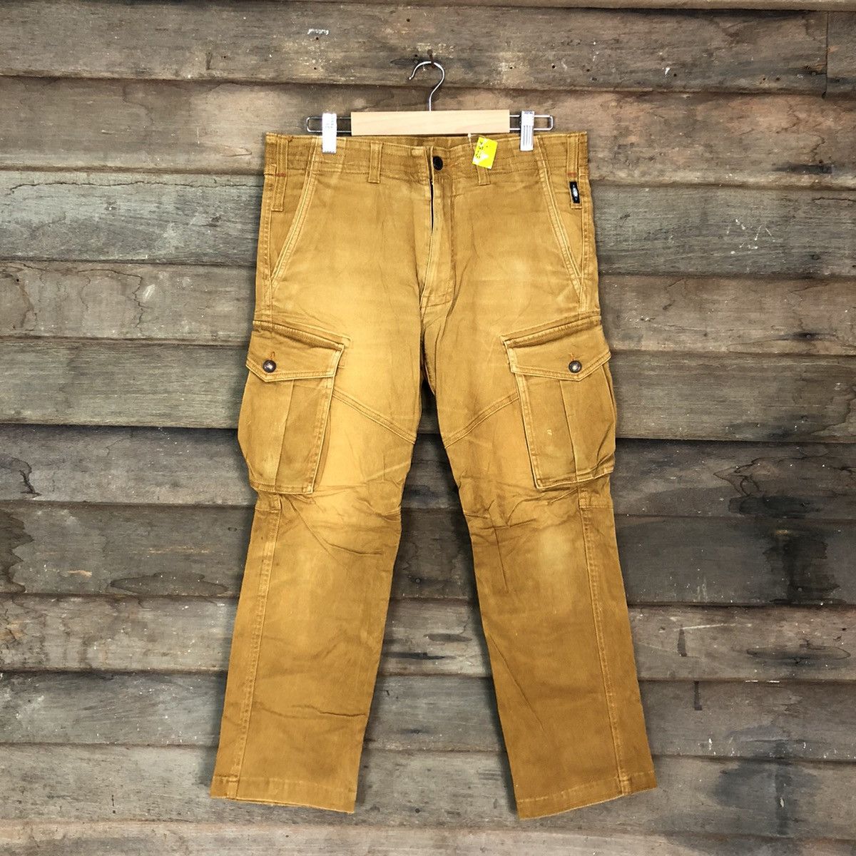 Japanese Brand Geride Brown Multipocket Tactical Cargo Pants #3323 Size US 30 / EU 46 - 1 Thumbnail