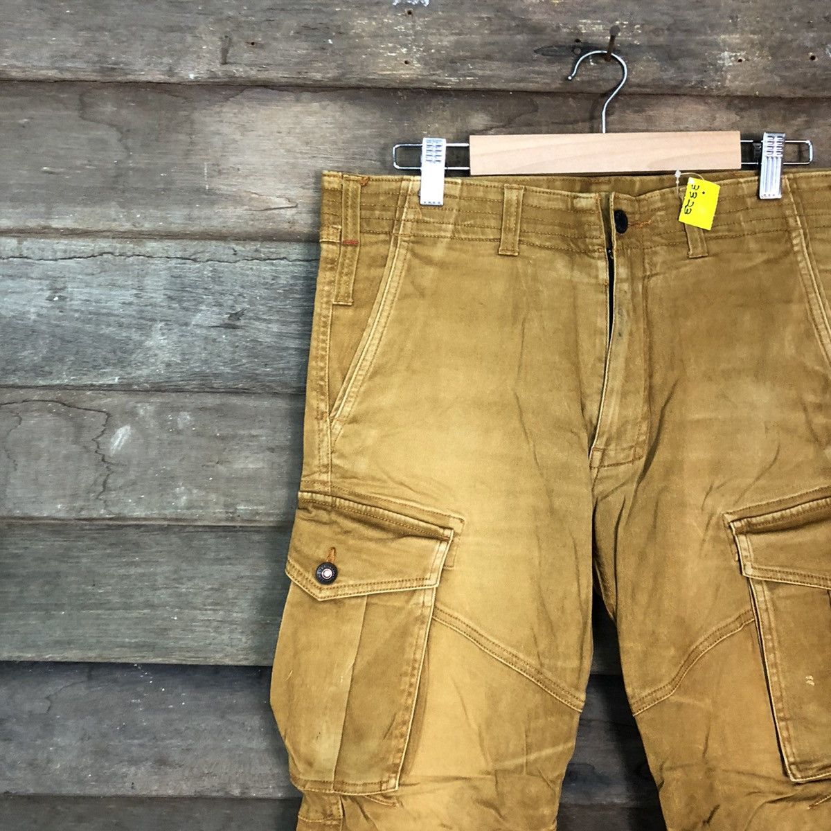 Japanese Brand Geride Brown Multipocket Tactical Cargo Pants #3323 Size US 30 / EU 46 - 6 Thumbnail