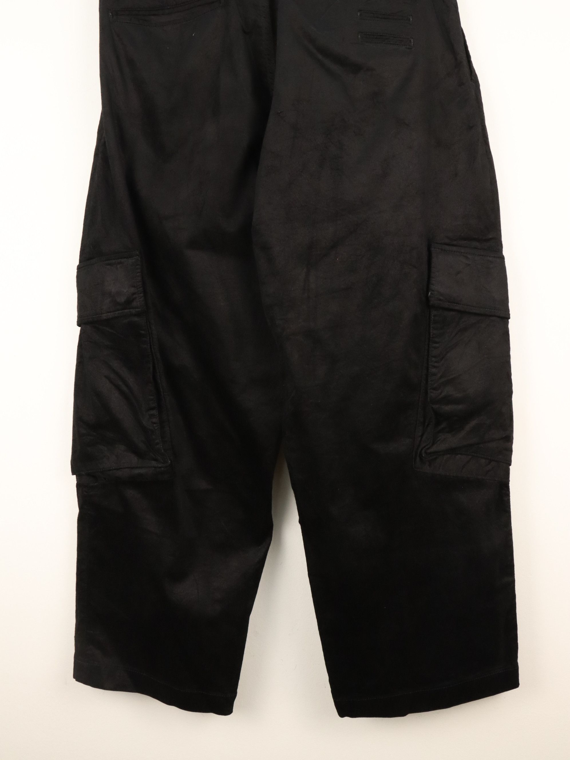 SHAREEF Rayon Cotton Blend Wide Baggy Corduroy Drop Crotch Pant Size US 32 / EU 48 - 14 Thumbnail