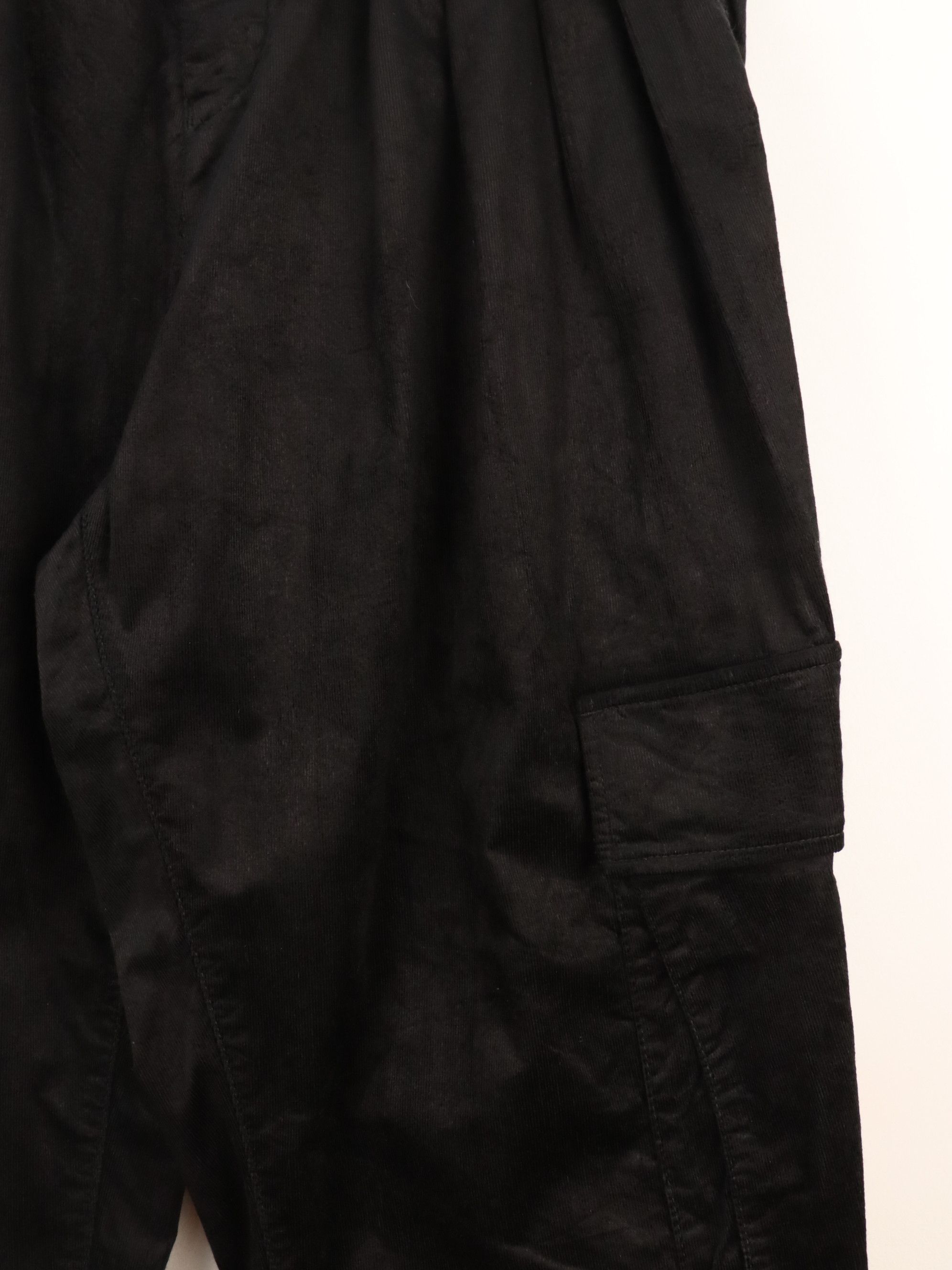 SHAREEF Rayon Cotton Blend Wide Baggy Corduroy Drop Crotch Pant Size US 32 / EU 48 - 7 Thumbnail