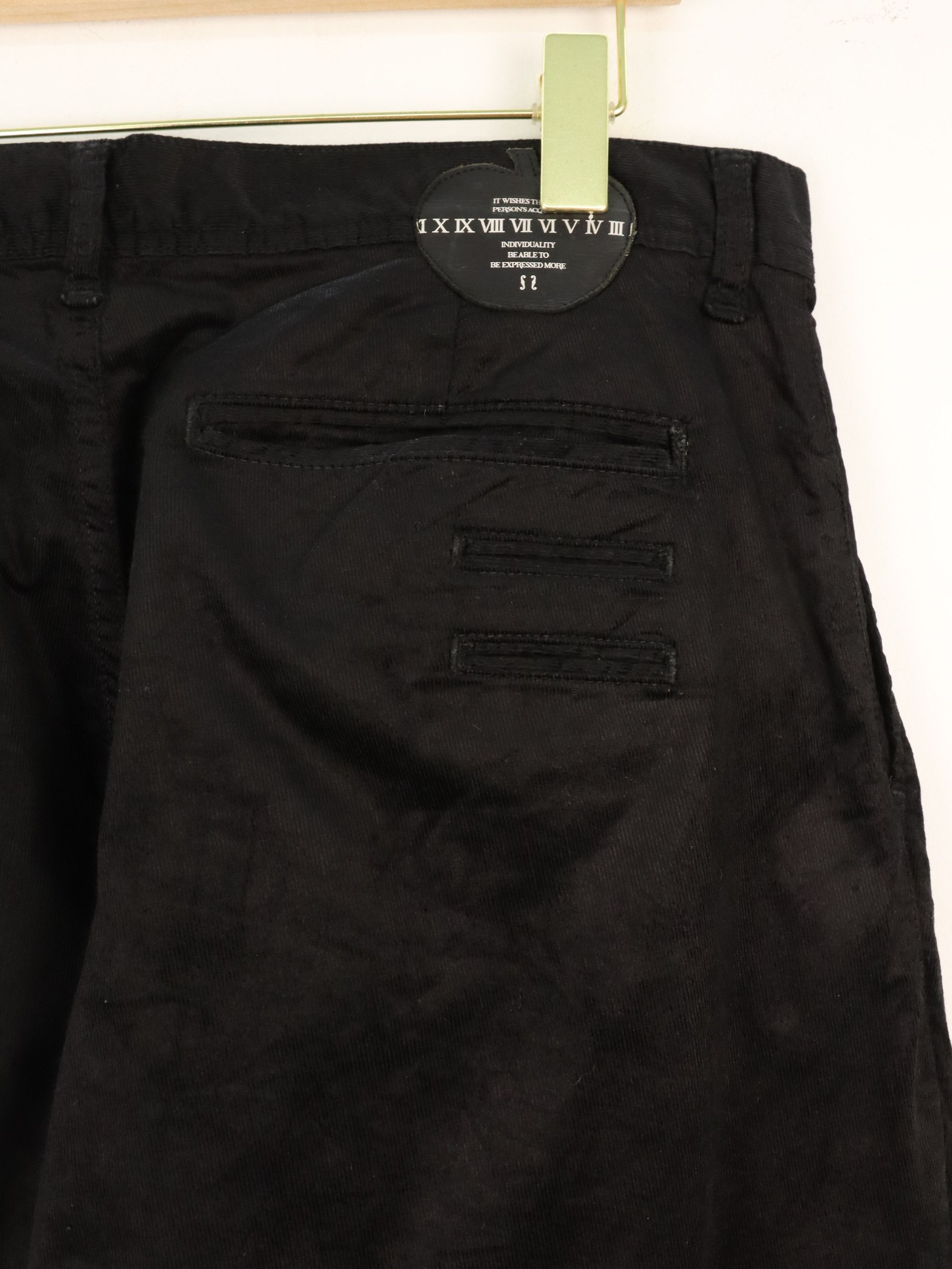 SHAREEF Rayon Cotton Blend Wide Baggy Corduroy Drop Crotch Pant Size US 32 / EU 48 - 9 Thumbnail