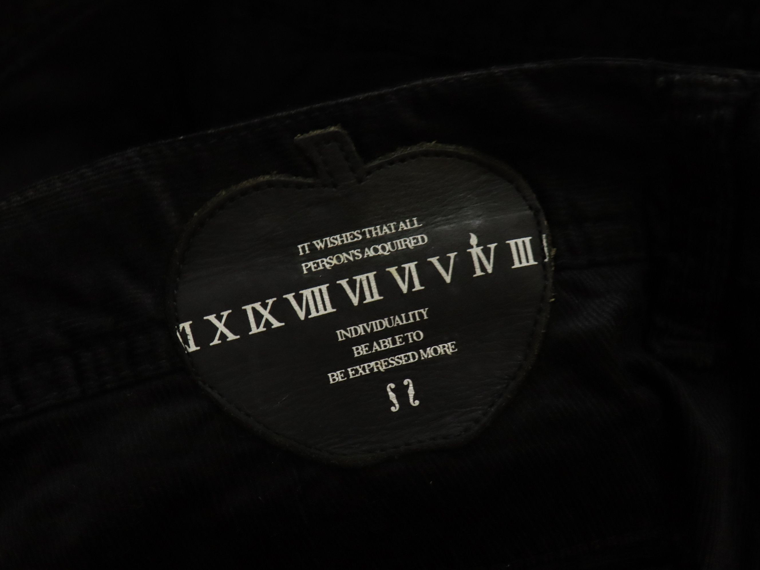 SHAREEF Rayon Cotton Blend Wide Baggy Corduroy Drop Crotch Pant Size US 32 / EU 48 - 15 Thumbnail