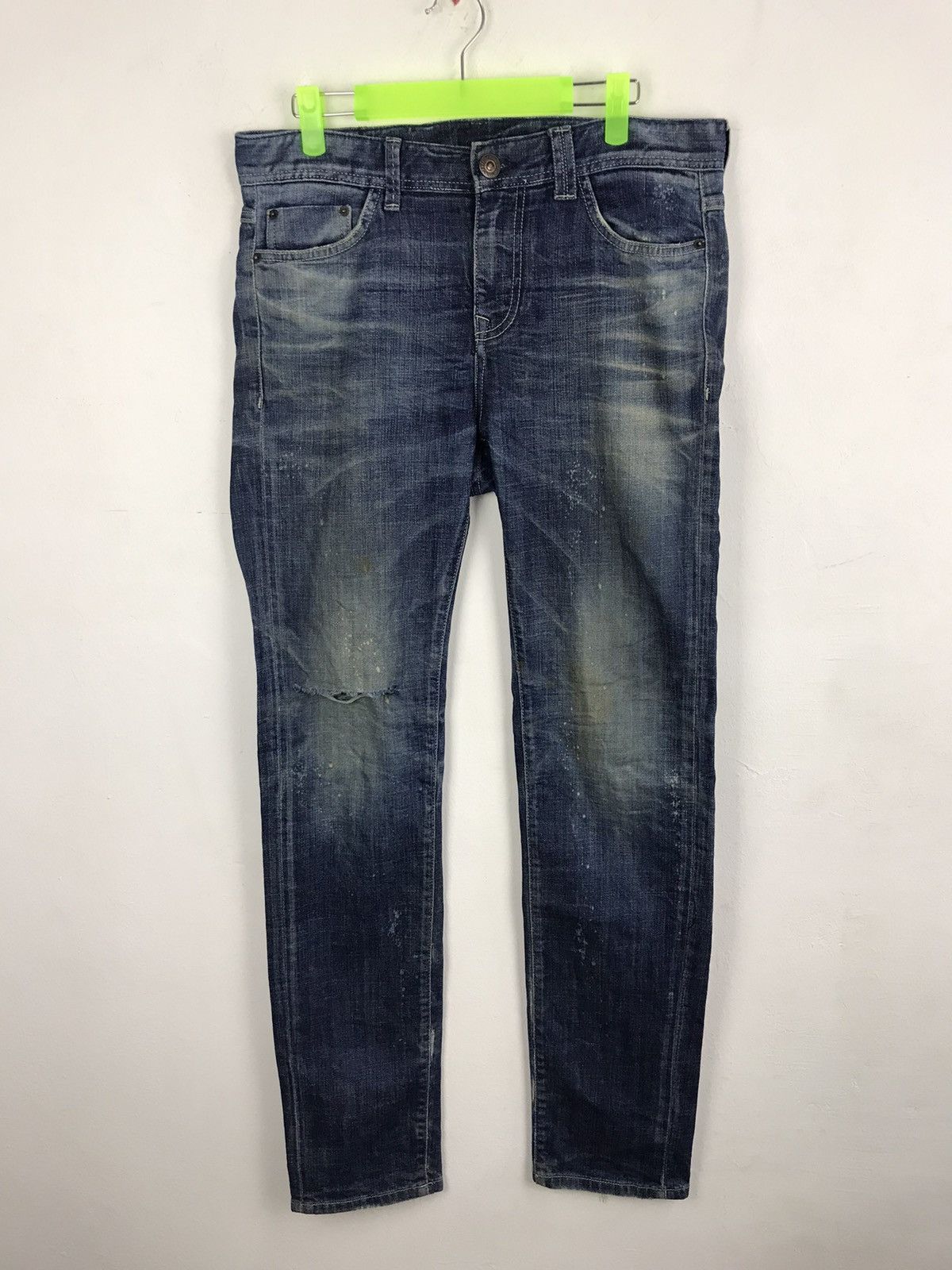 Japanese Brand Avh Company Black Label Raw Denim Size US 32 / EU 48 - 2 Thumbnail