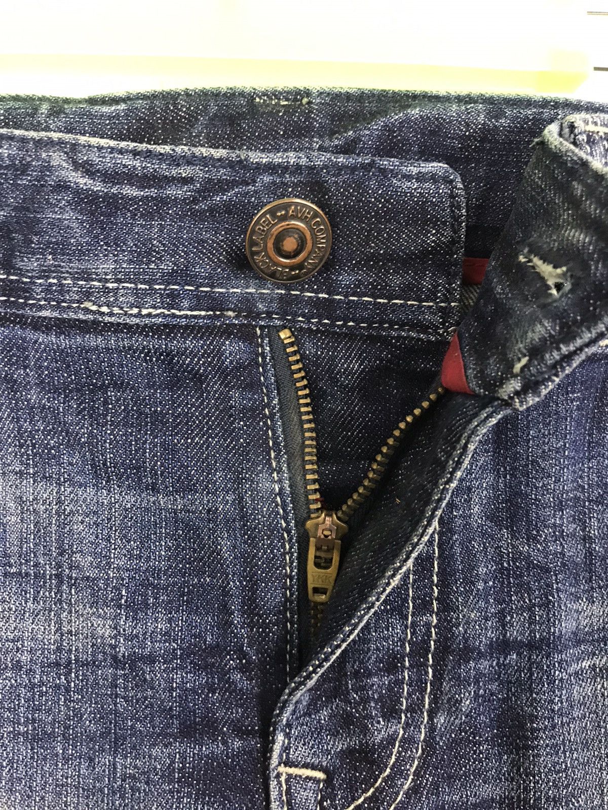 Japanese Brand Avh Company Black Label Raw Denim Size US 32 / EU 48 - 4 Thumbnail