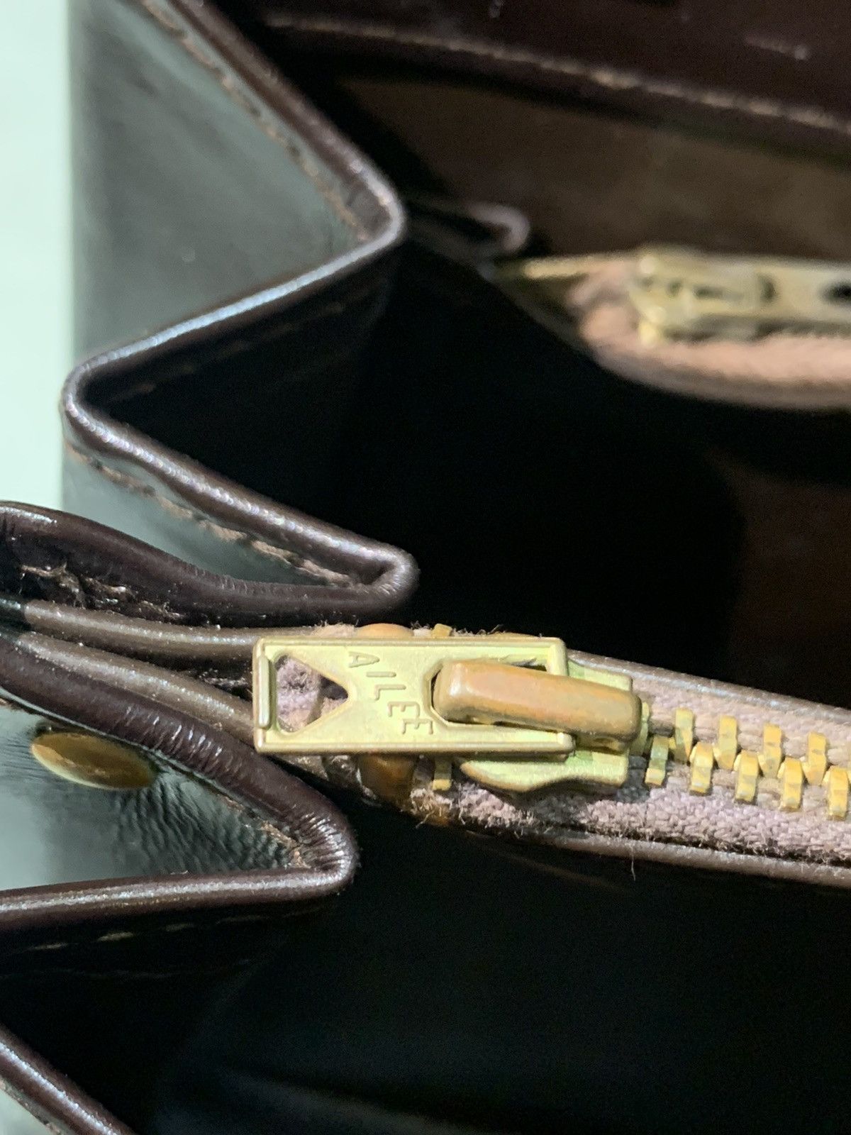 Lancel × Vintage VINTAGE 1960s LANCEL LEATHER BAG TOP HANDLE Size ONE SIZE - 10 Thumbnail
