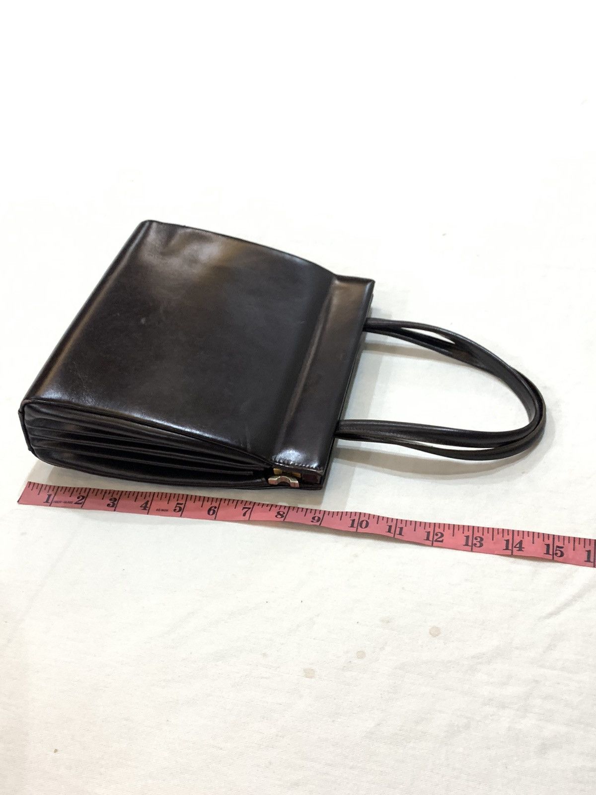 Lancel × Vintage VINTAGE 1960s LANCEL LEATHER BAG TOP HANDLE Size ONE SIZE - 14 Thumbnail