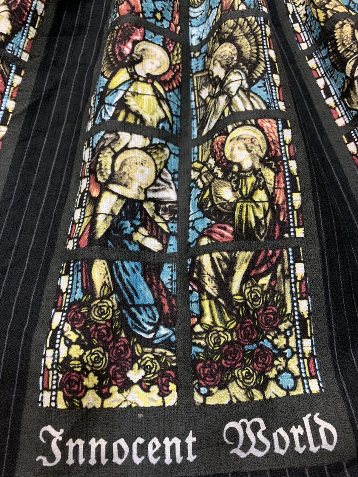 Japanese Brand INNOCENT WORLD AVE MARIA STAINED GLASS MOTIVE SKIRT Size US 28 / EU 44 - 3 Thumbnail