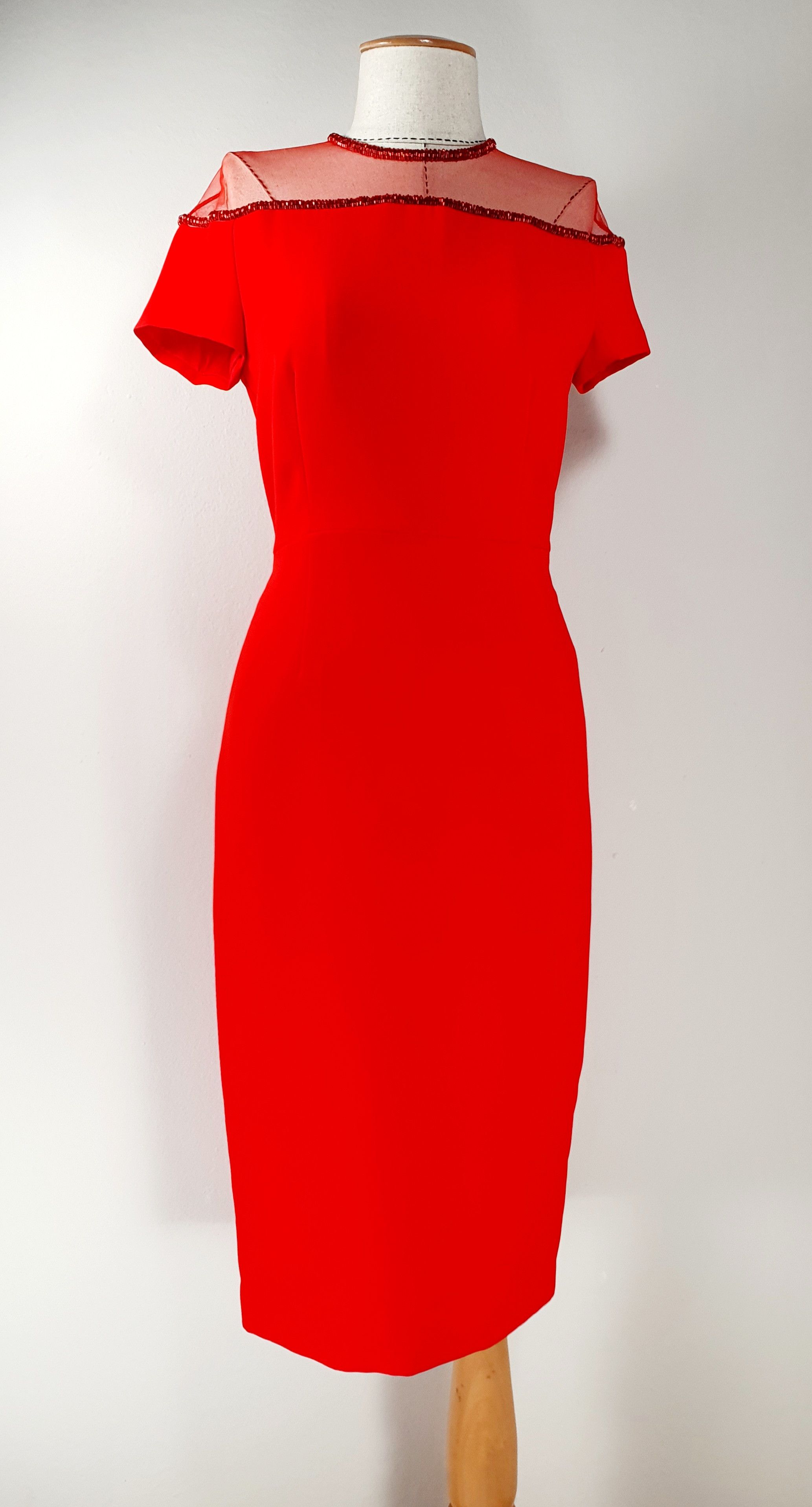 strapless open back dress Escada main image 0