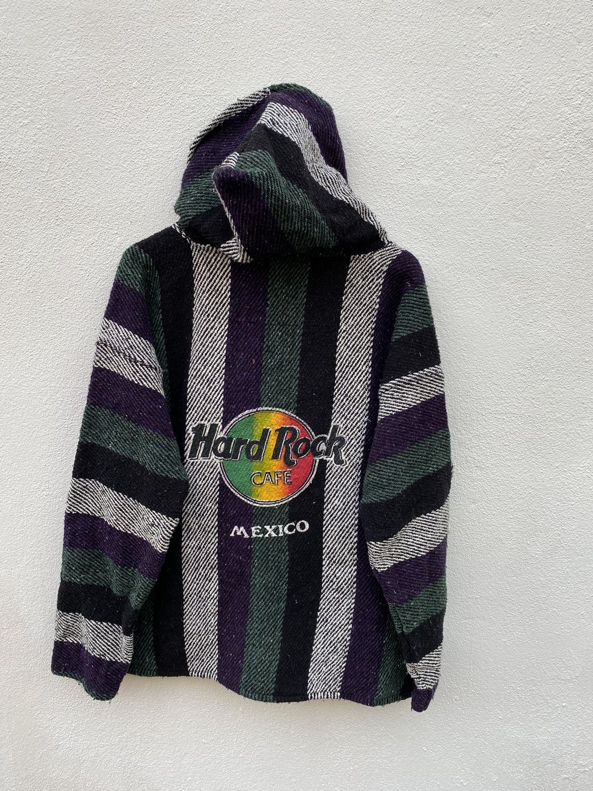 Hard Rock Cafe Rare Vintage Hard Rock Cafe Mexico reggae wool hoodies Size US XL / EU 56 / 4 - 3 Thumbnail