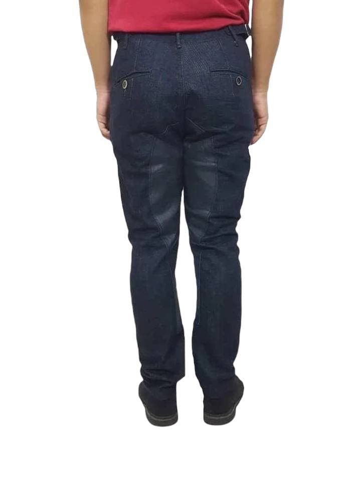 Kapital KAPITAL SADDLE LEATHER MID RISE DENIM JEAN PANT Size US 27 - 6 Thumbnail